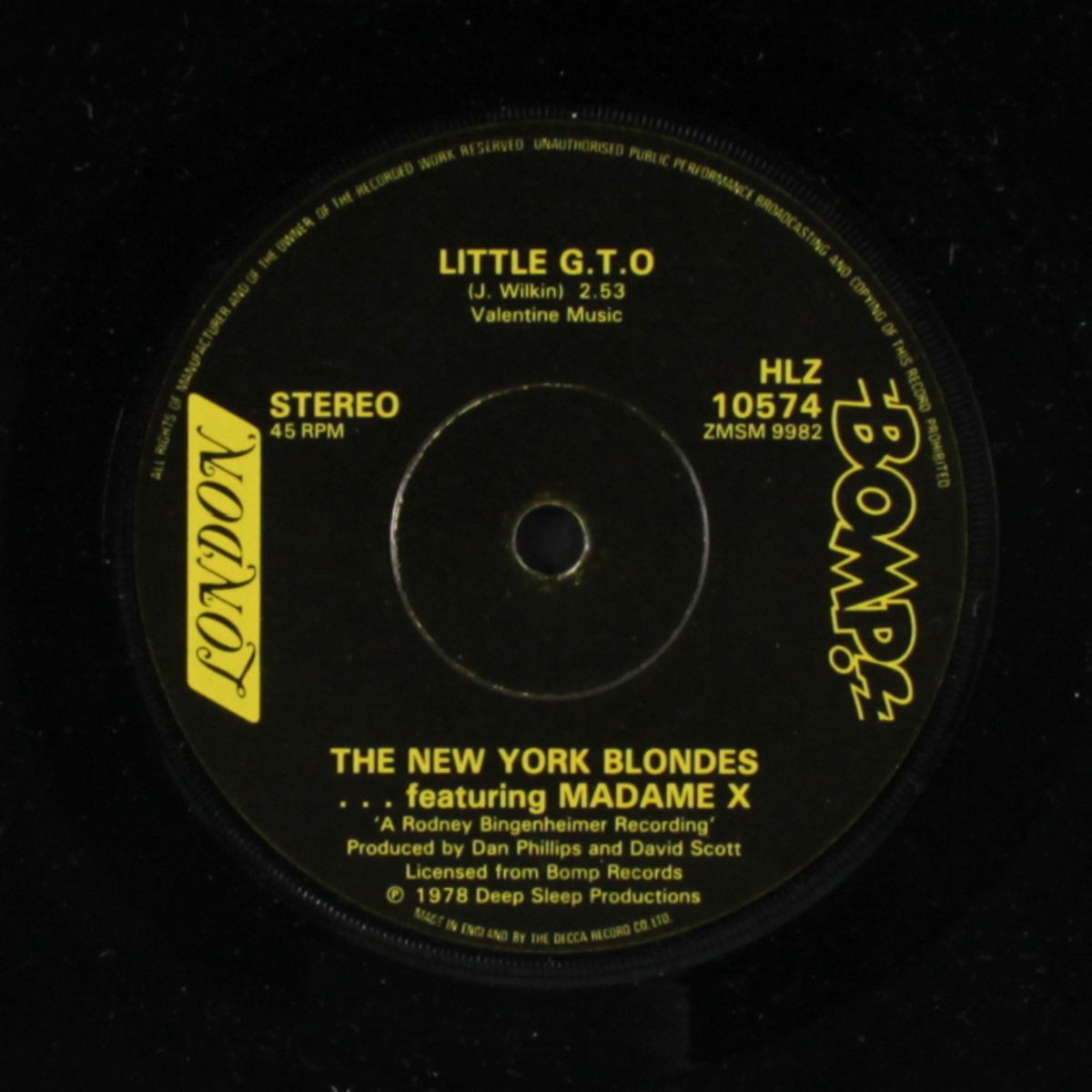 little g.t.o / holocaust on sunset blvd by NEW YORK BLONDES / RODNEY & BRUNETTES