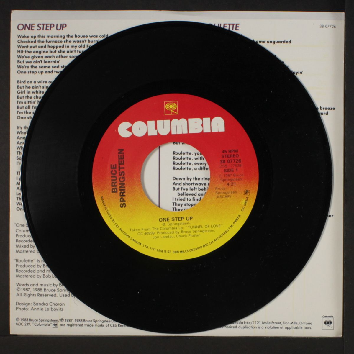 one step up / roulette by BRUCE SPRINGSTEEN
