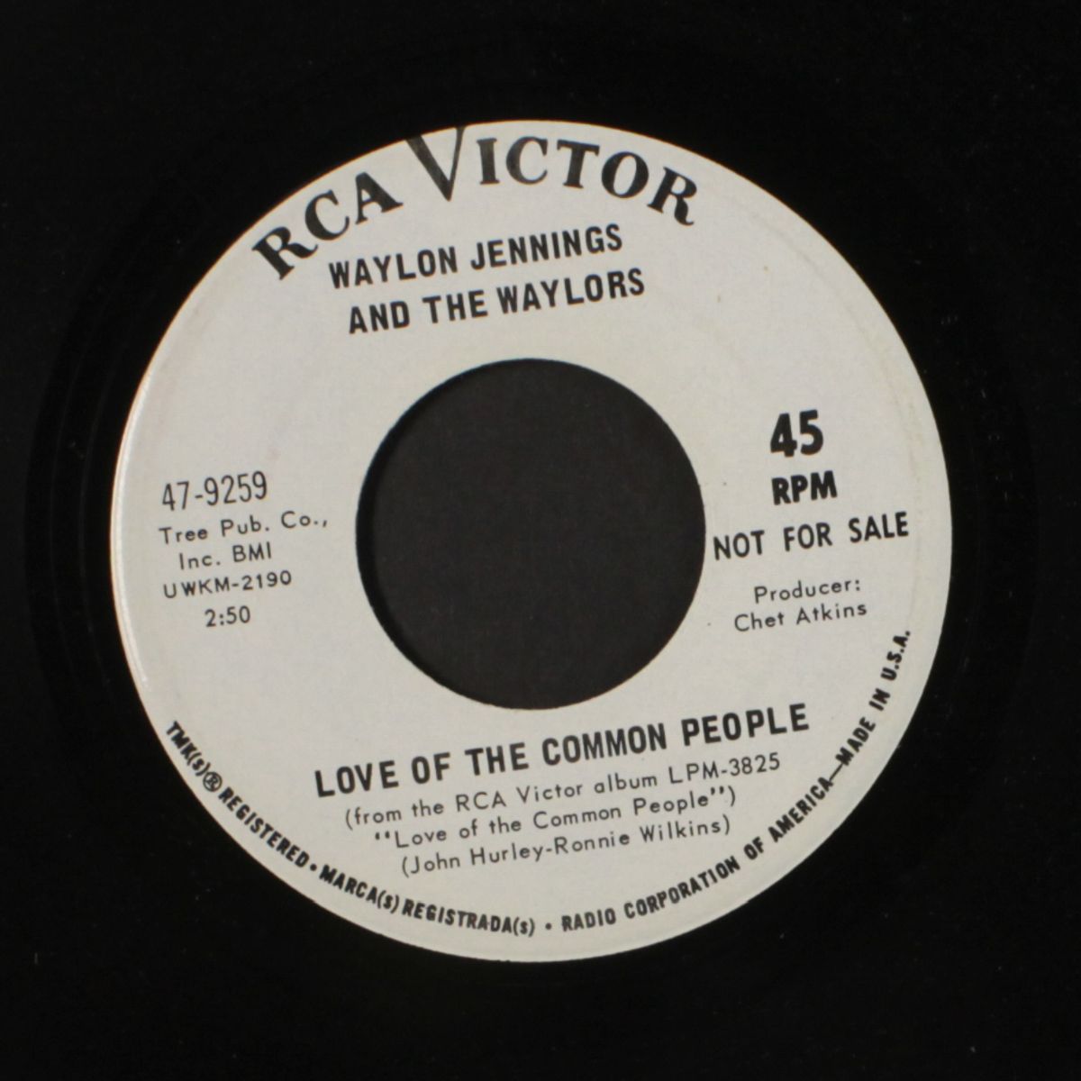 the chokin' kind / love of the common people by WAYLON JENNINGS