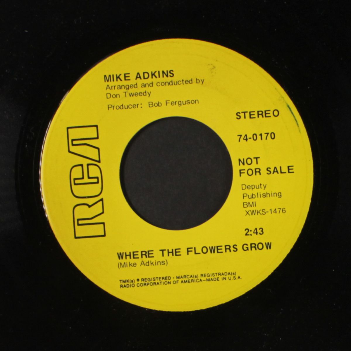where the flowers grow / i really want to know you by MIKE ADKINS