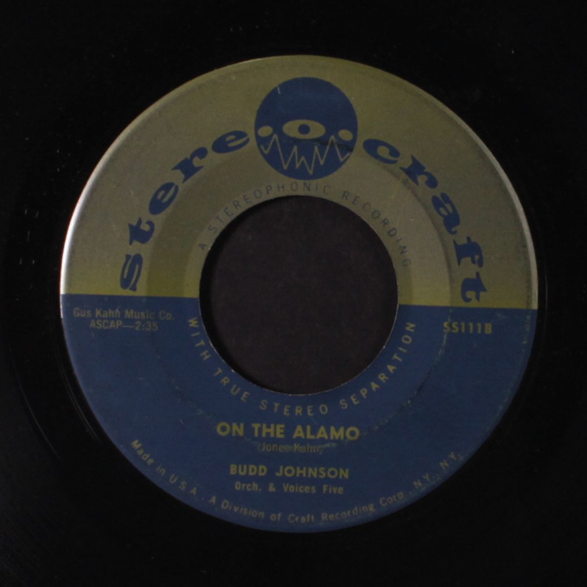 you're driving me crazy / on the alamo by BUDD JOHNSON & VOICES FIVE