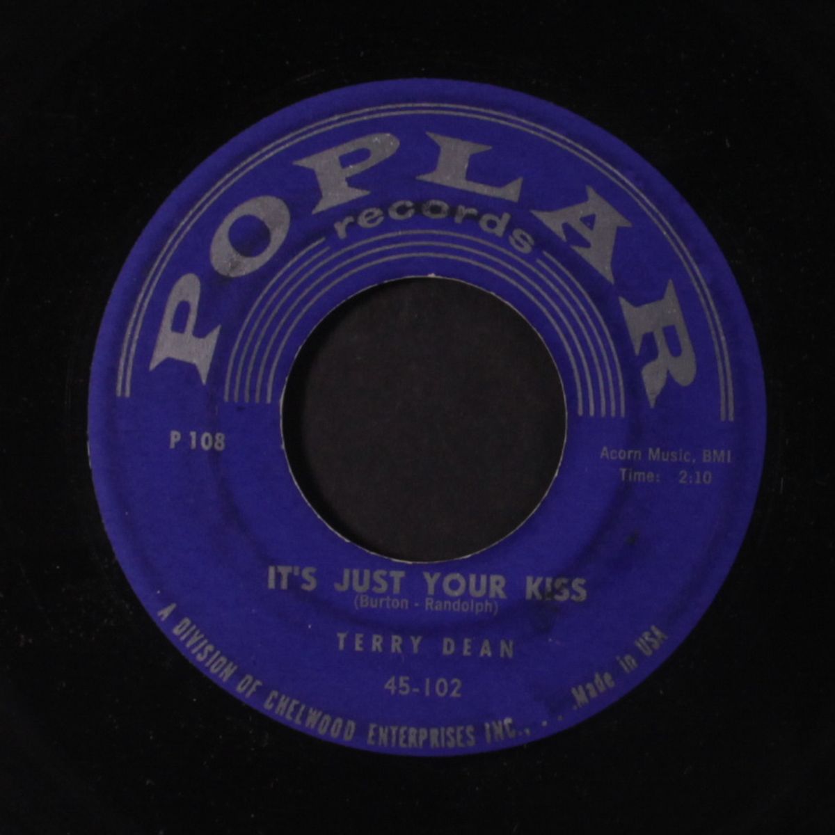 it's just your kiss / dream boy by TERRY DEAN