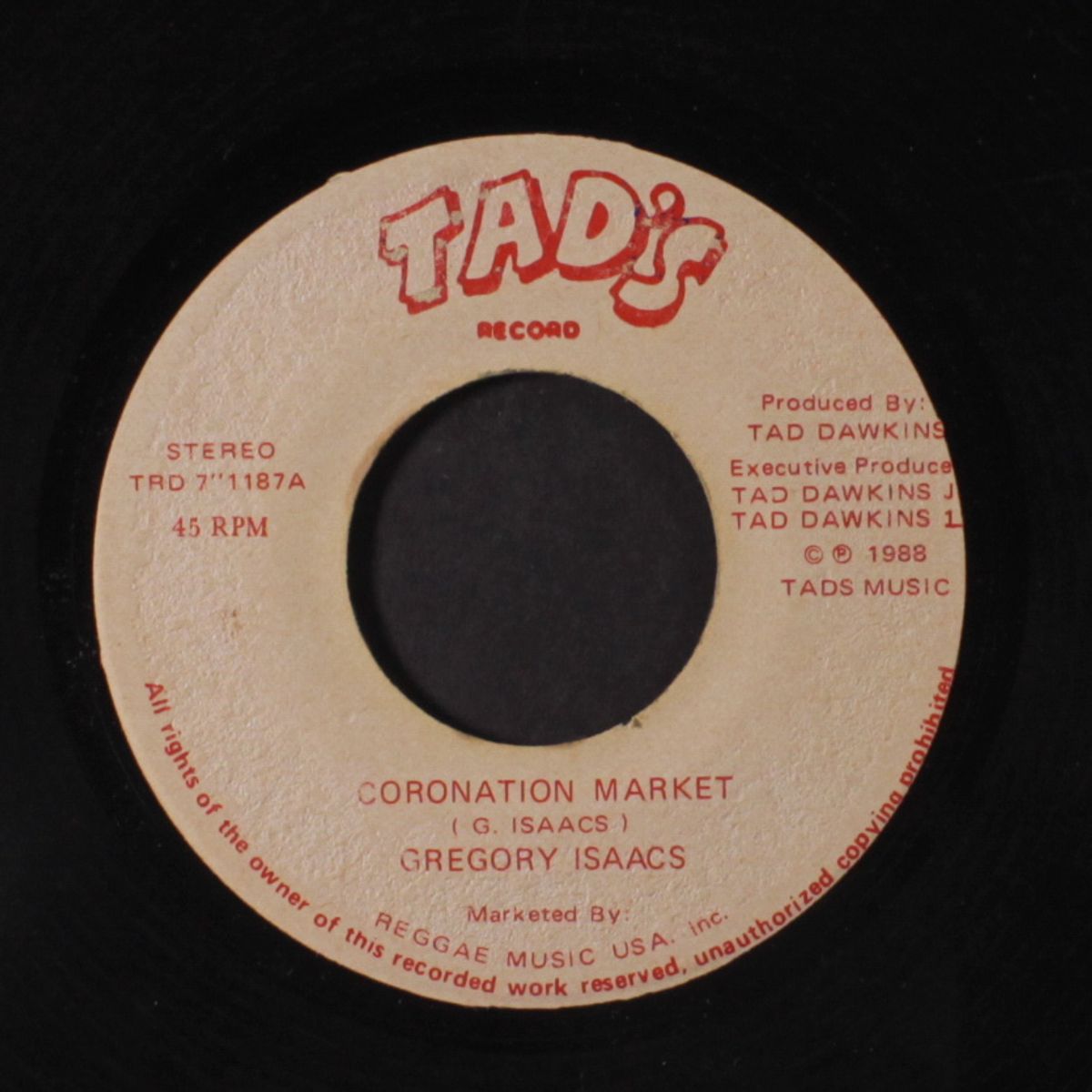 coronation market / market dub by GREGORY ISAACS