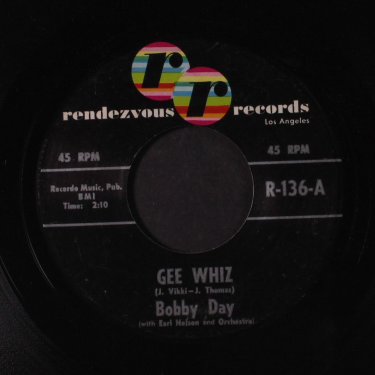 over and over / gee whiz by BOBBY DAY