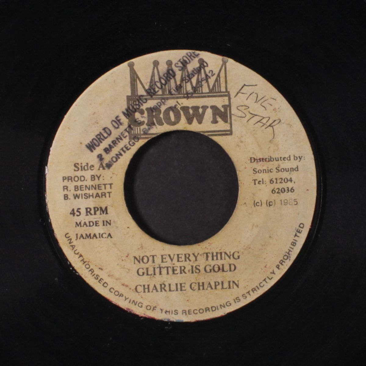 not everything glitter is gold / version by CHARLIE CHAPLIN