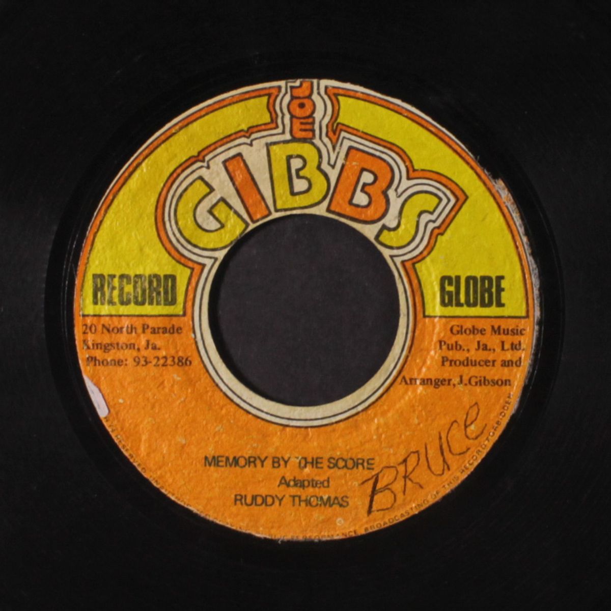 memory by the score / version by RUDDY THOMAS