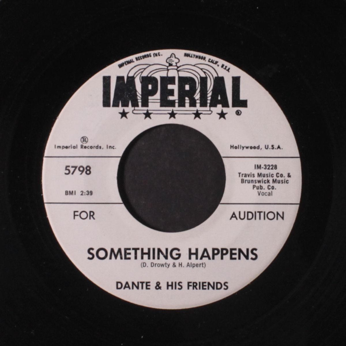 something happens / just my friend by DANTE & FRIENDS