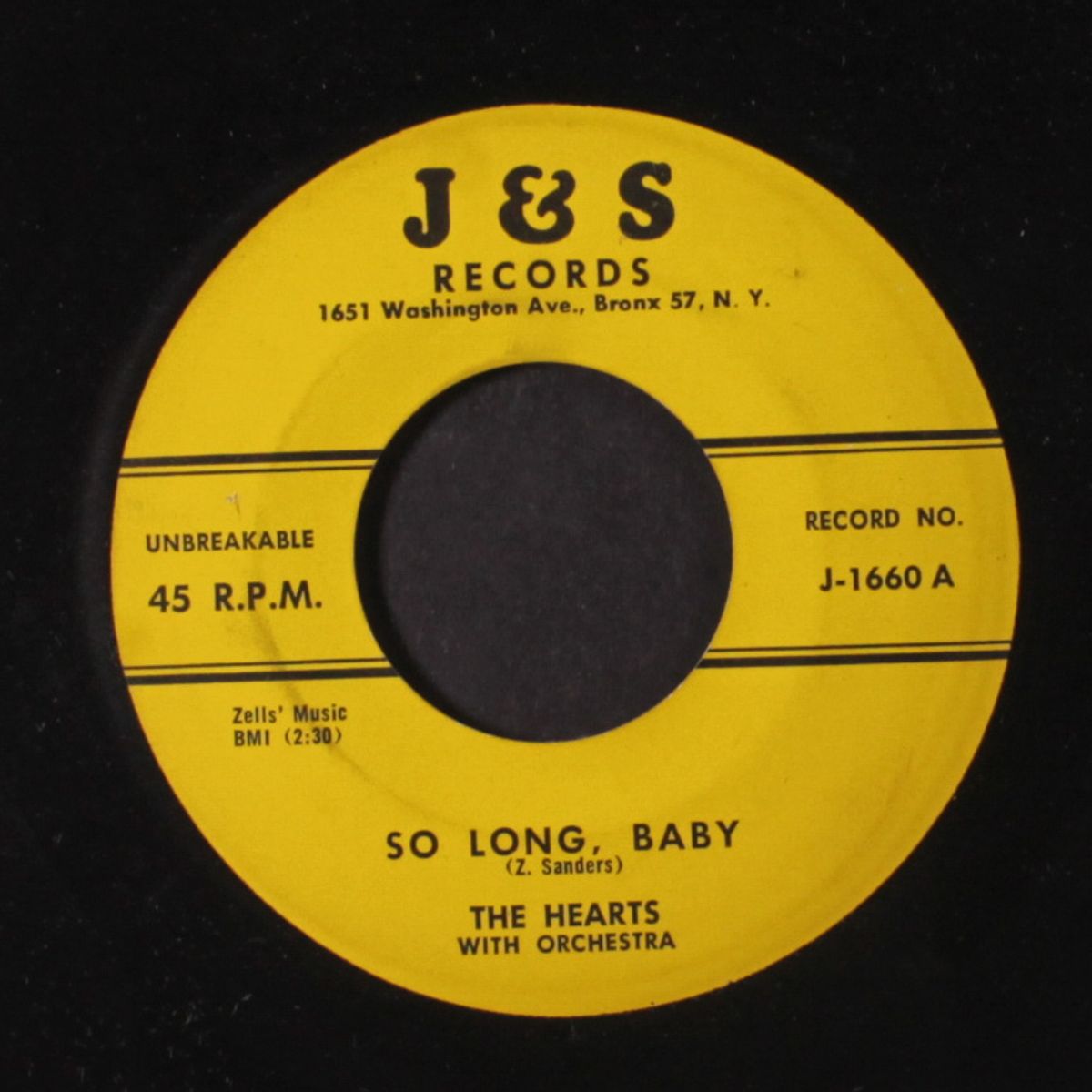 so long, baby / you say, you love me by HEARTS