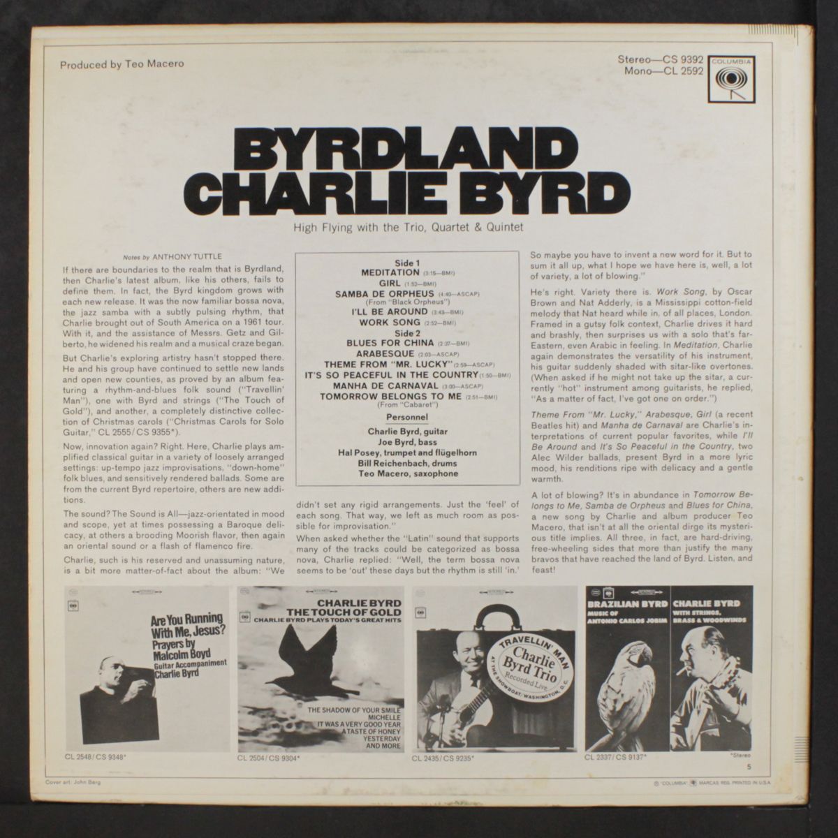 byrdland by CHARLIE BYRD