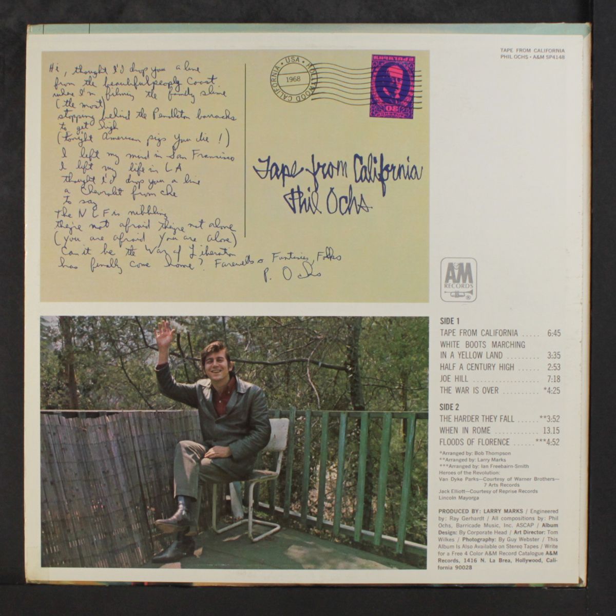 tape from california by PHIL OCHS