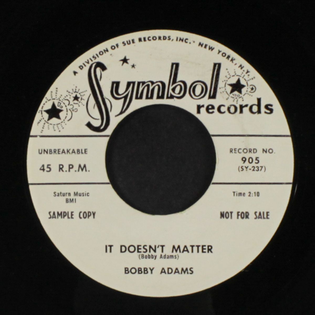 don't leave / it doesn't matter by BOBBY ADAMS