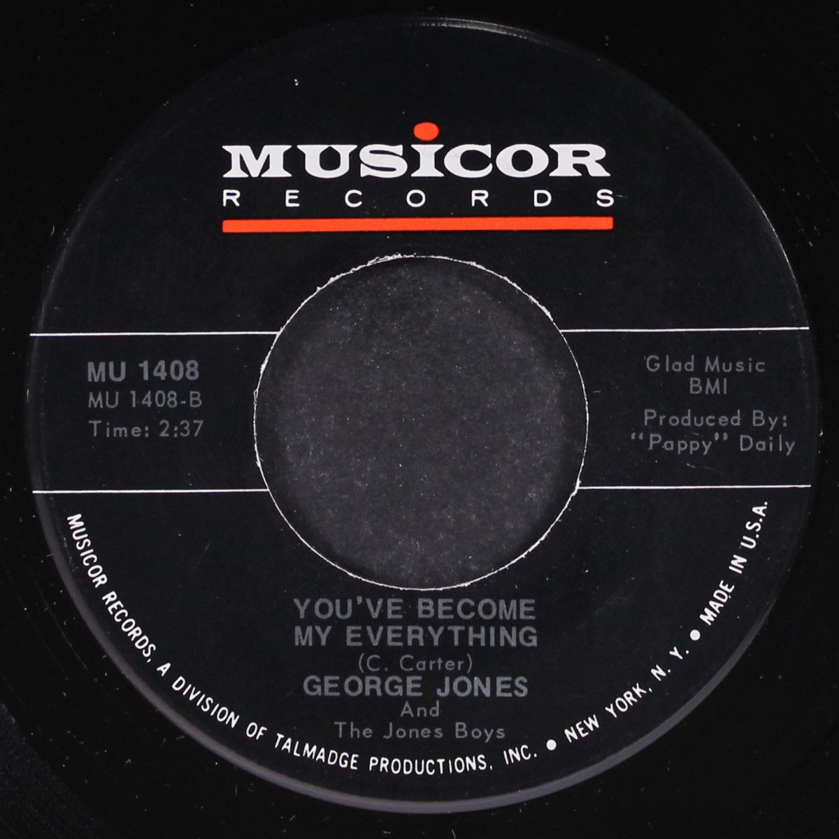 tell me my lying eyes are wrong / you've become my everything by GEORGE JONES