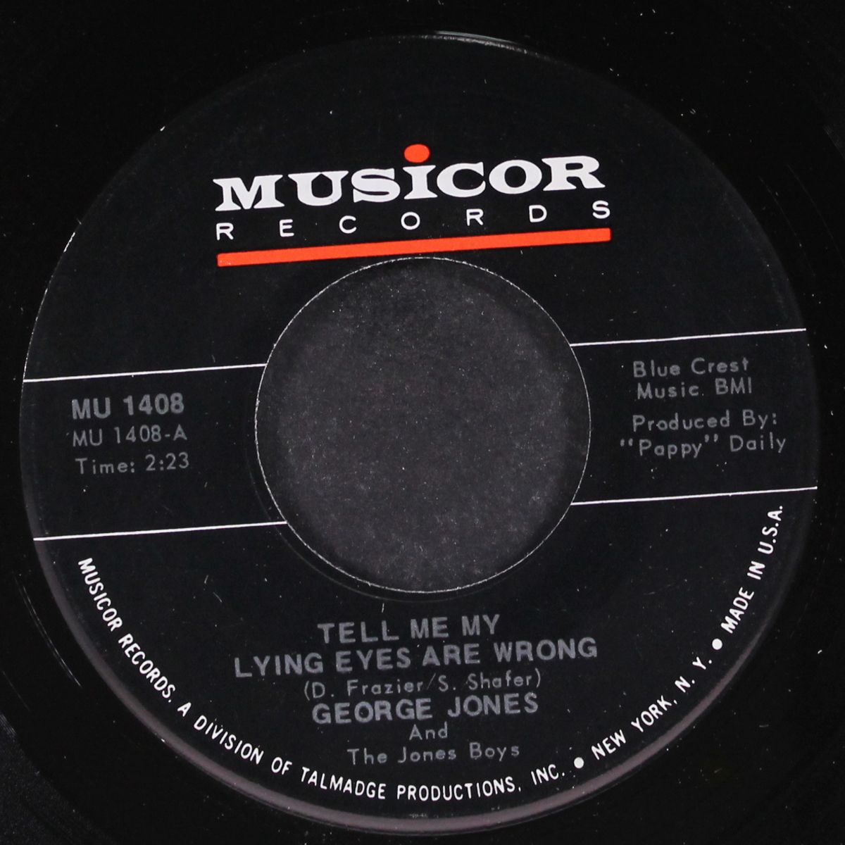 tell me my lying eyes are wrong / you've become my everything by GEORGE JONES