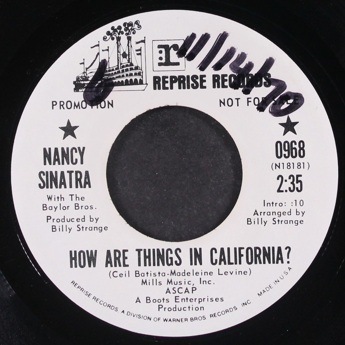how are things in california? / i'm not a girl anymore by NANCY SINATRA