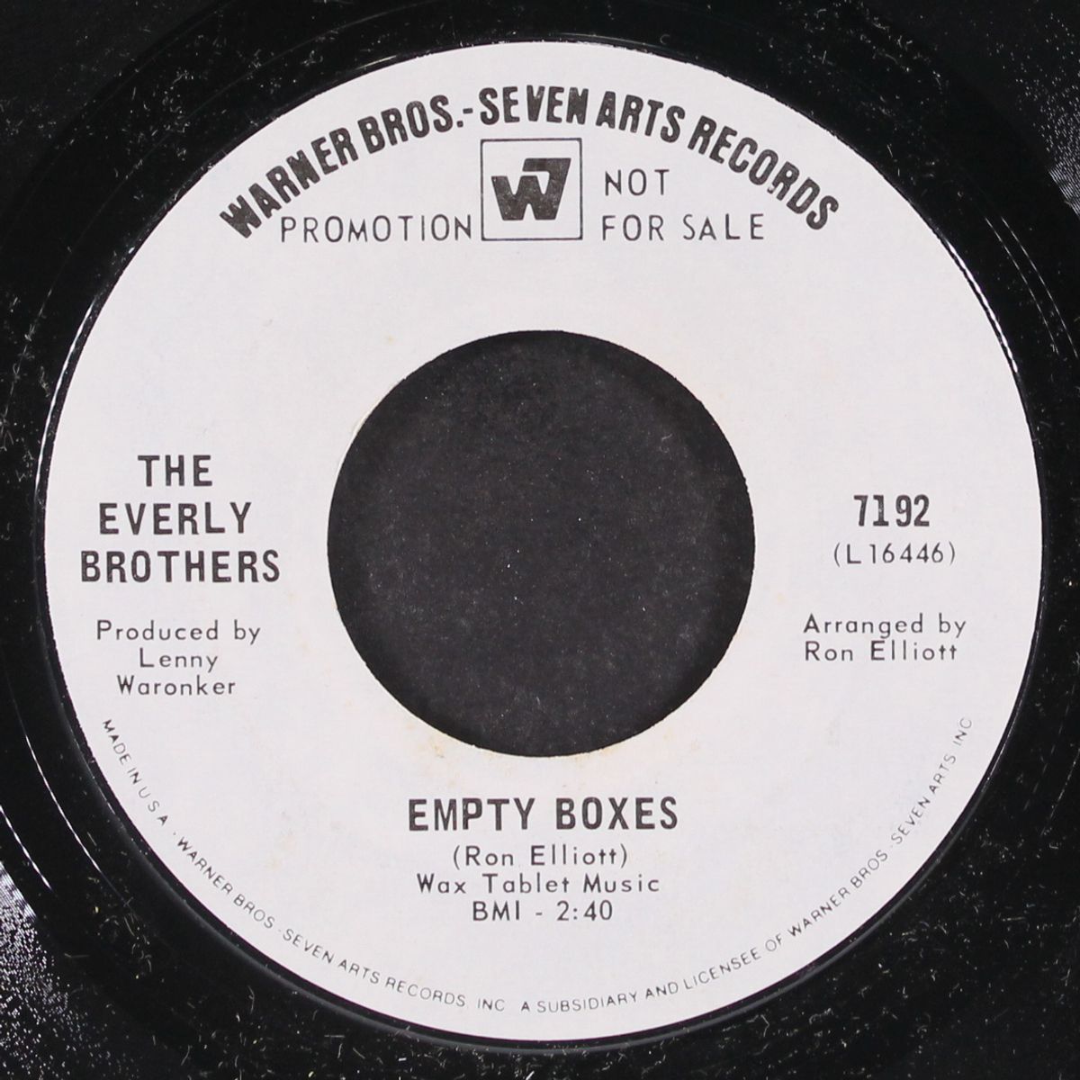 it's my time / empty boxes by EVERLY BROTHERS
