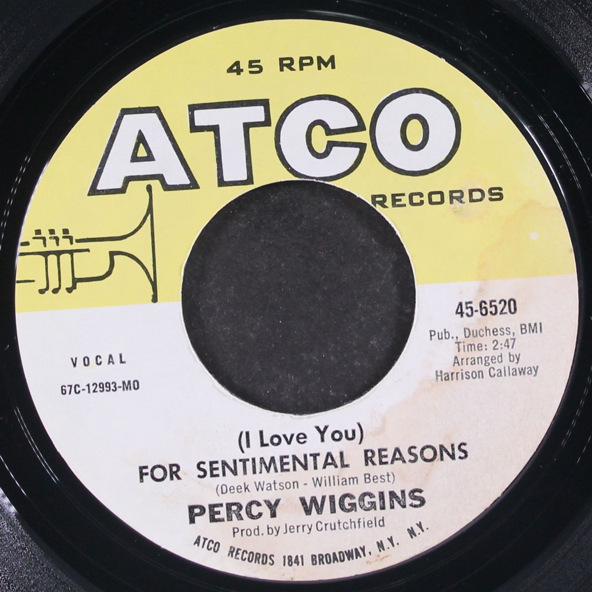 they don't know / for sentimental reasons by PERCY WIGGINS