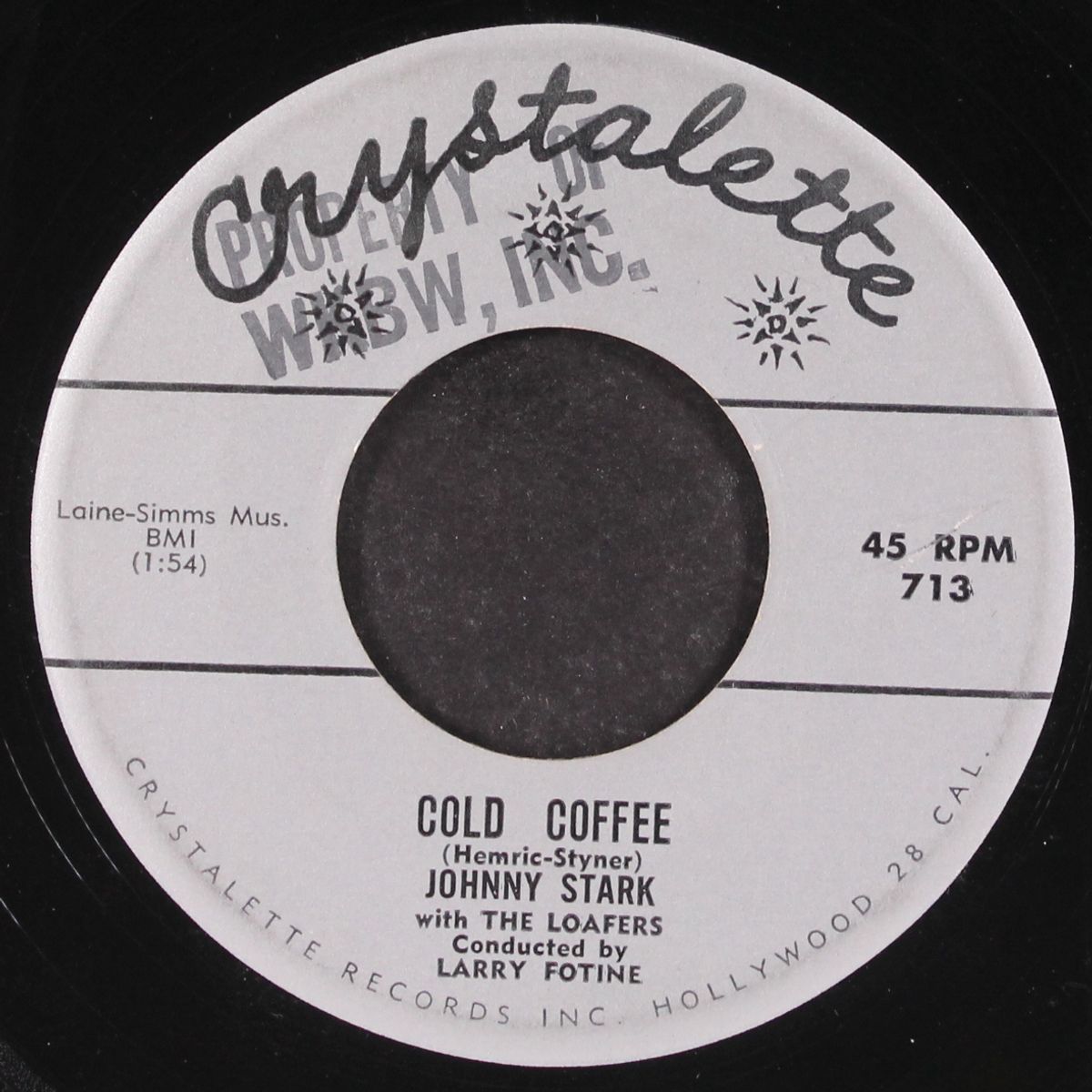 feeling like a fool / cold coffee by JOHNNY STARK