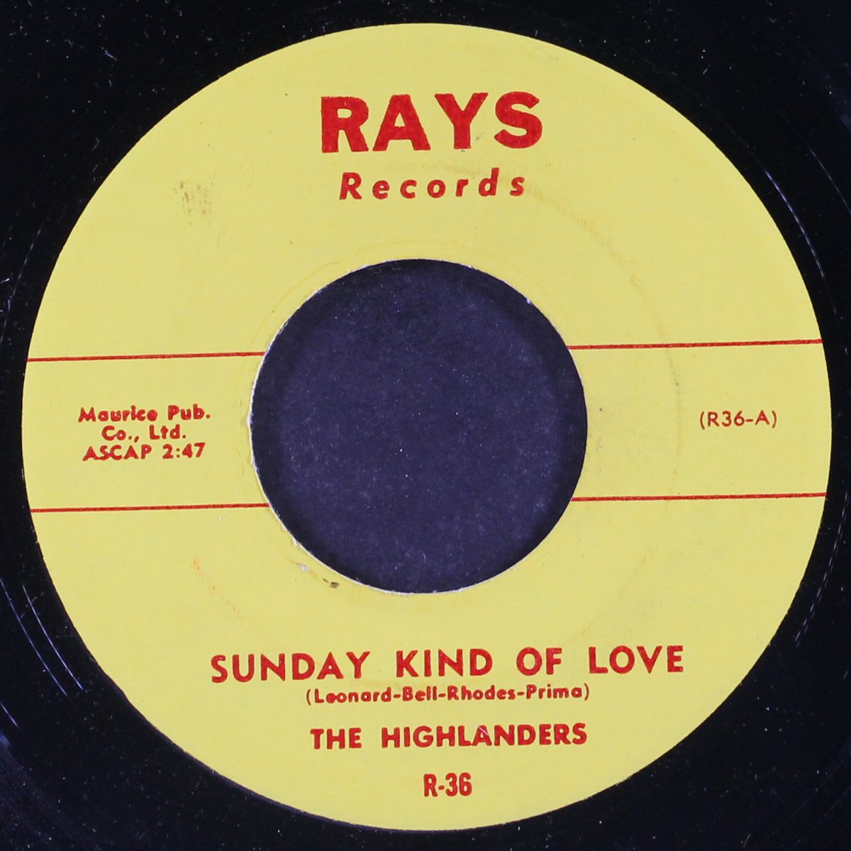 sunday kind of love / beg and steal by HIGHLANDERS