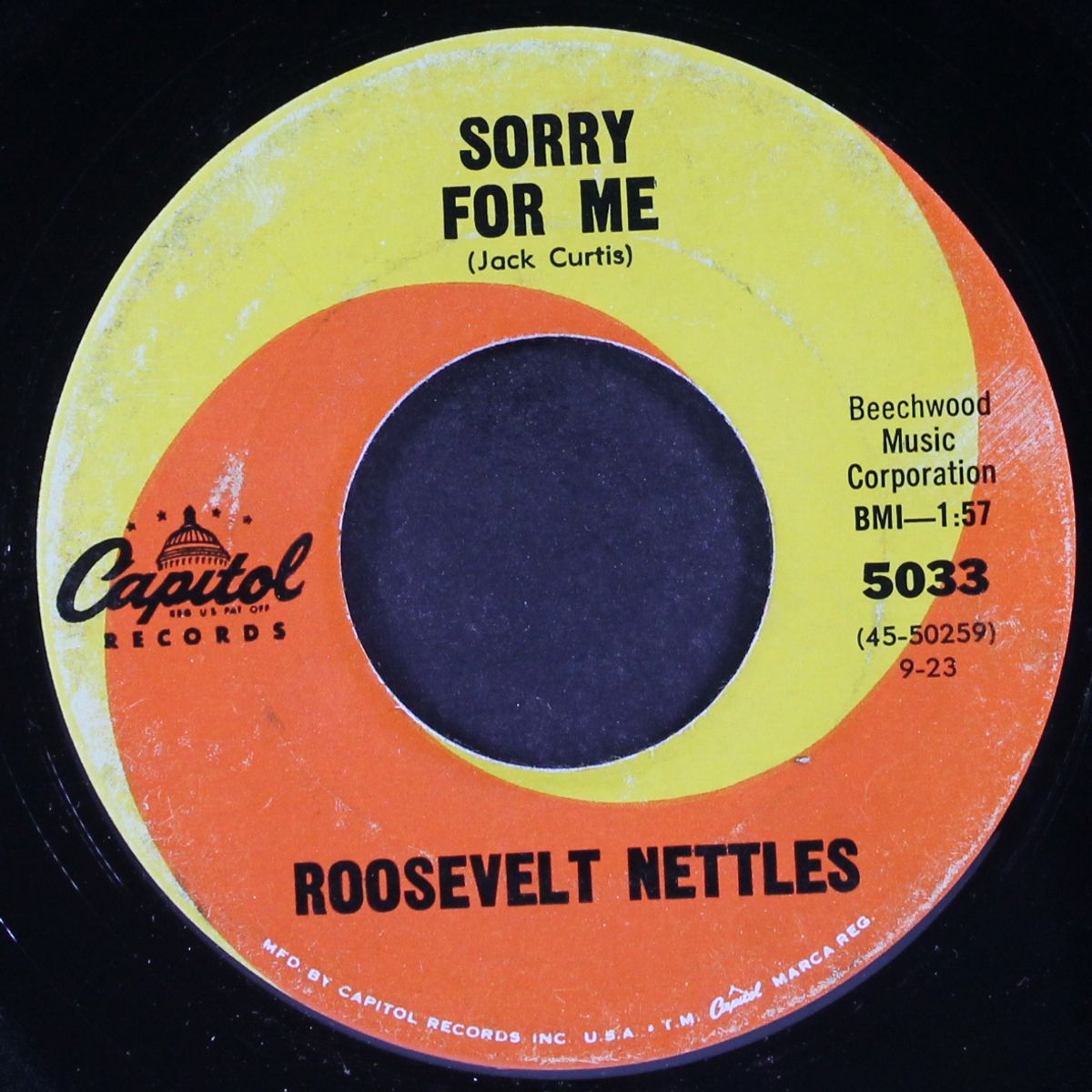 sorry for me / you've let a fortune go by ROOSEVELT NETTLES