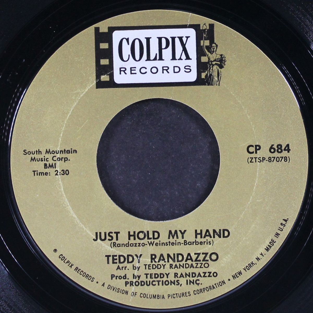 dear heart / just hold my hand by TEDDY RANDAZZO