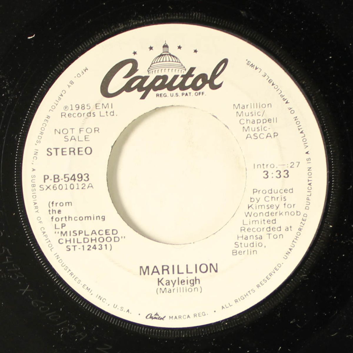 kayleigh / same by MARILLION