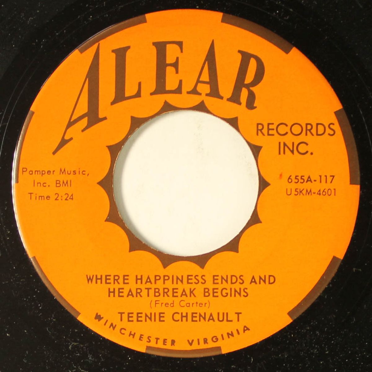where happiness ends / (you're no inspiration gracie for) a hit song by TEENIE CHENAULT