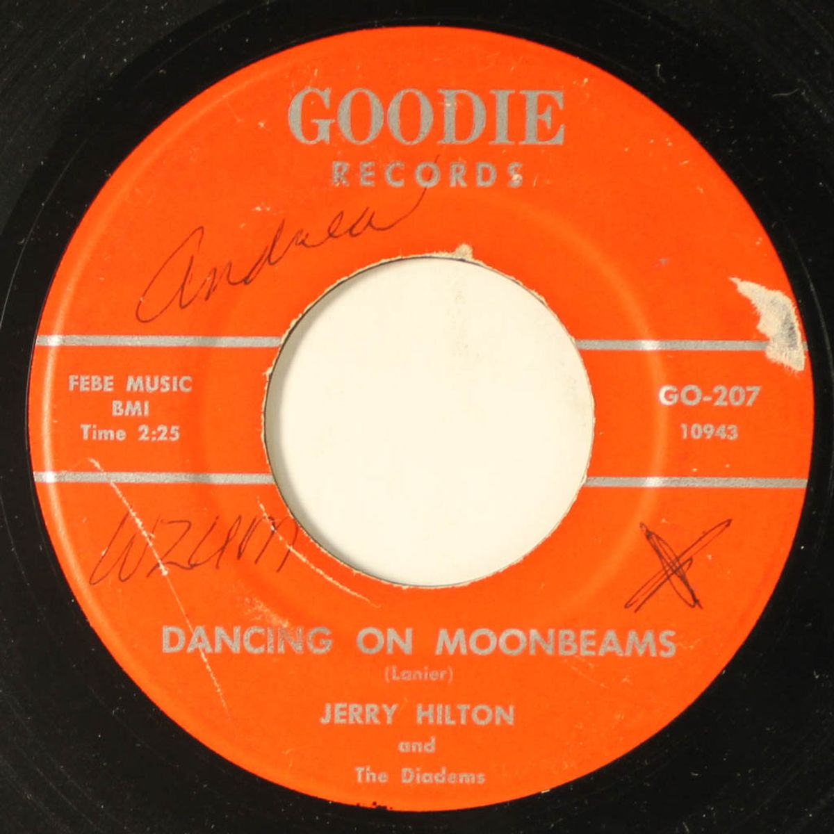 my little darling / dancing on moonbeams by JERRY HILTON & DIADEMS