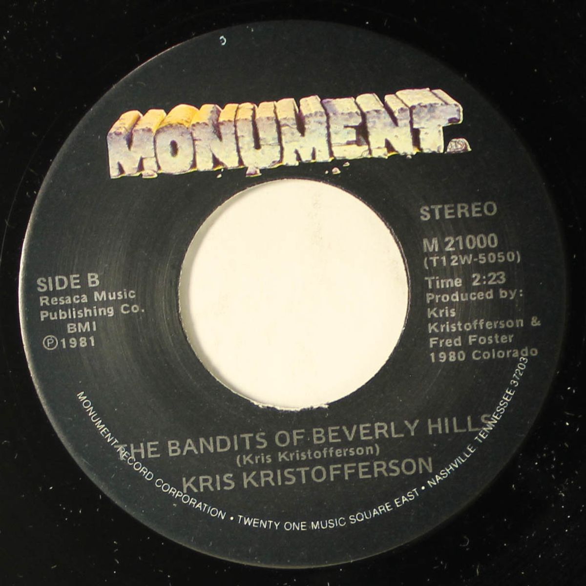 here comes that rainbow again / the bandits of beverly hills by KRIS KRISTOFFERSON