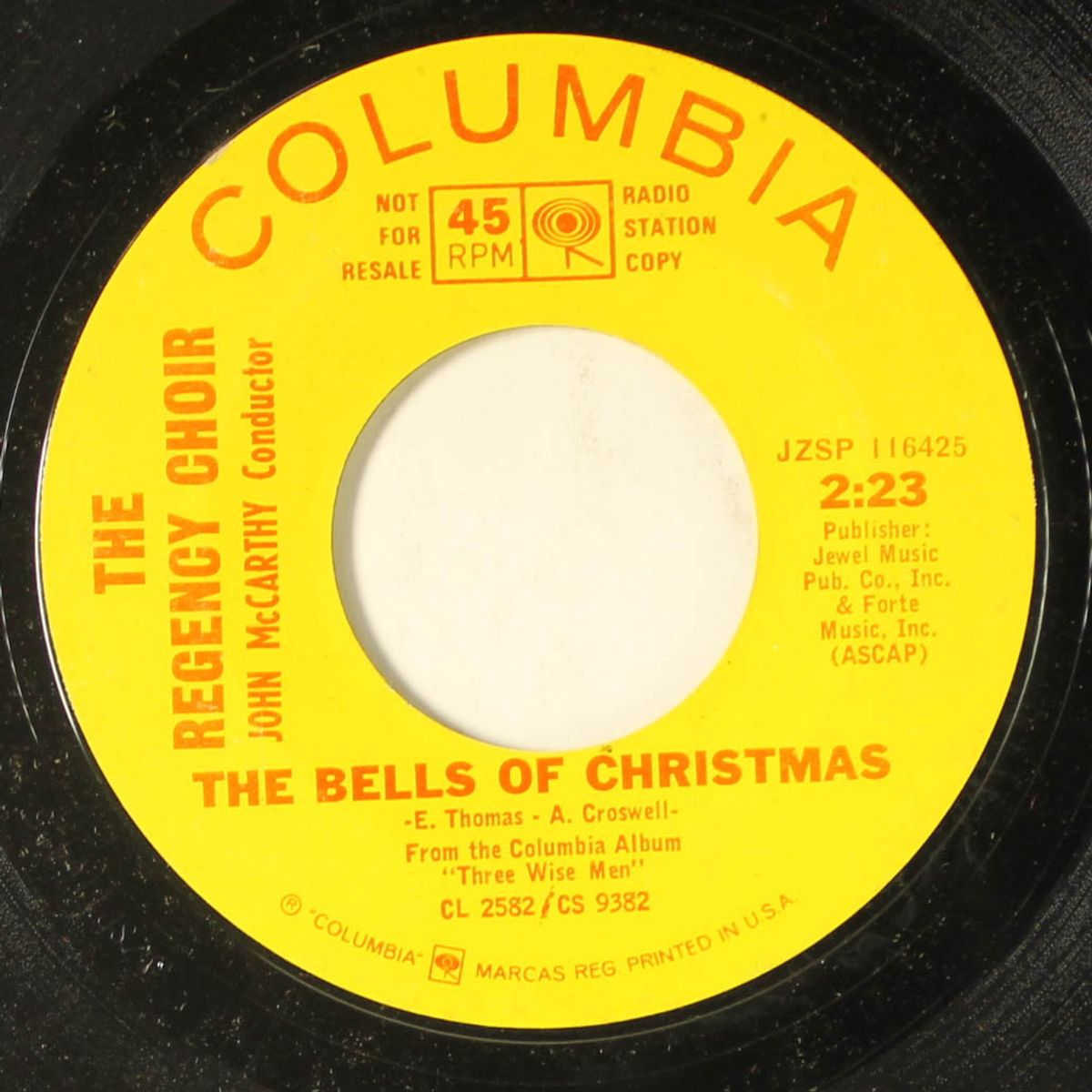 three wise men, wise men three / the bells of christmas by REGENCY CHOIR
