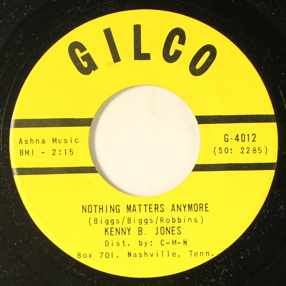 nothing matters anymore / if you were a dreamer by KENNY B. JONES