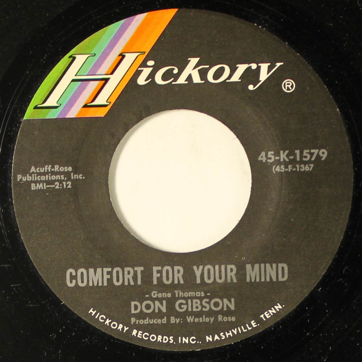 someway / comfort for your mind by DON GIBSON