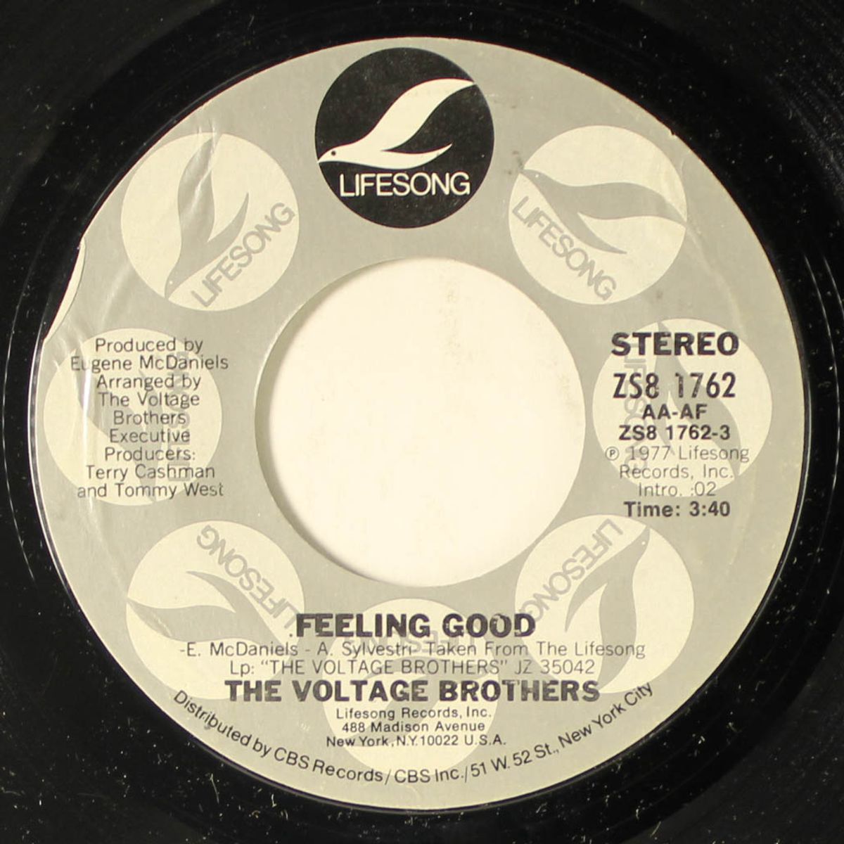 feeling good / come too far to turn around by VOLTAGE BROTHERS