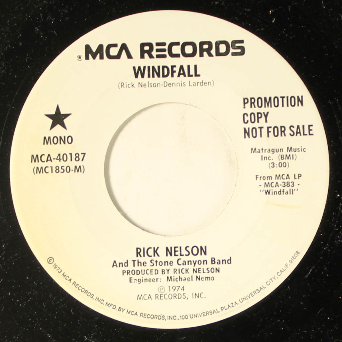 windfall by RICK NELSON