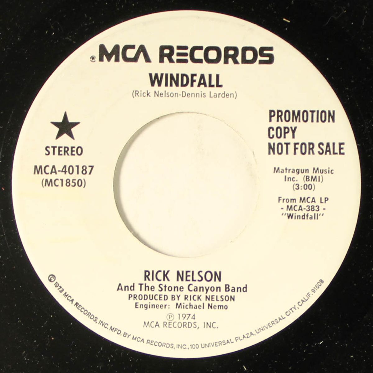 windfall by RICK NELSON