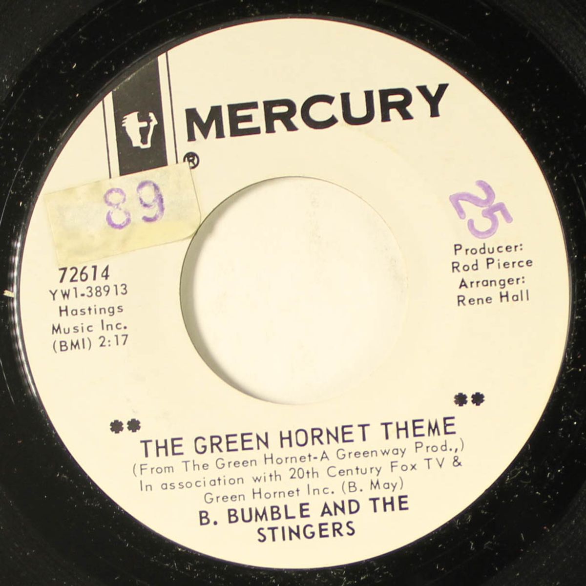 the green hornet theme by B. BUMBLE & STINGERS