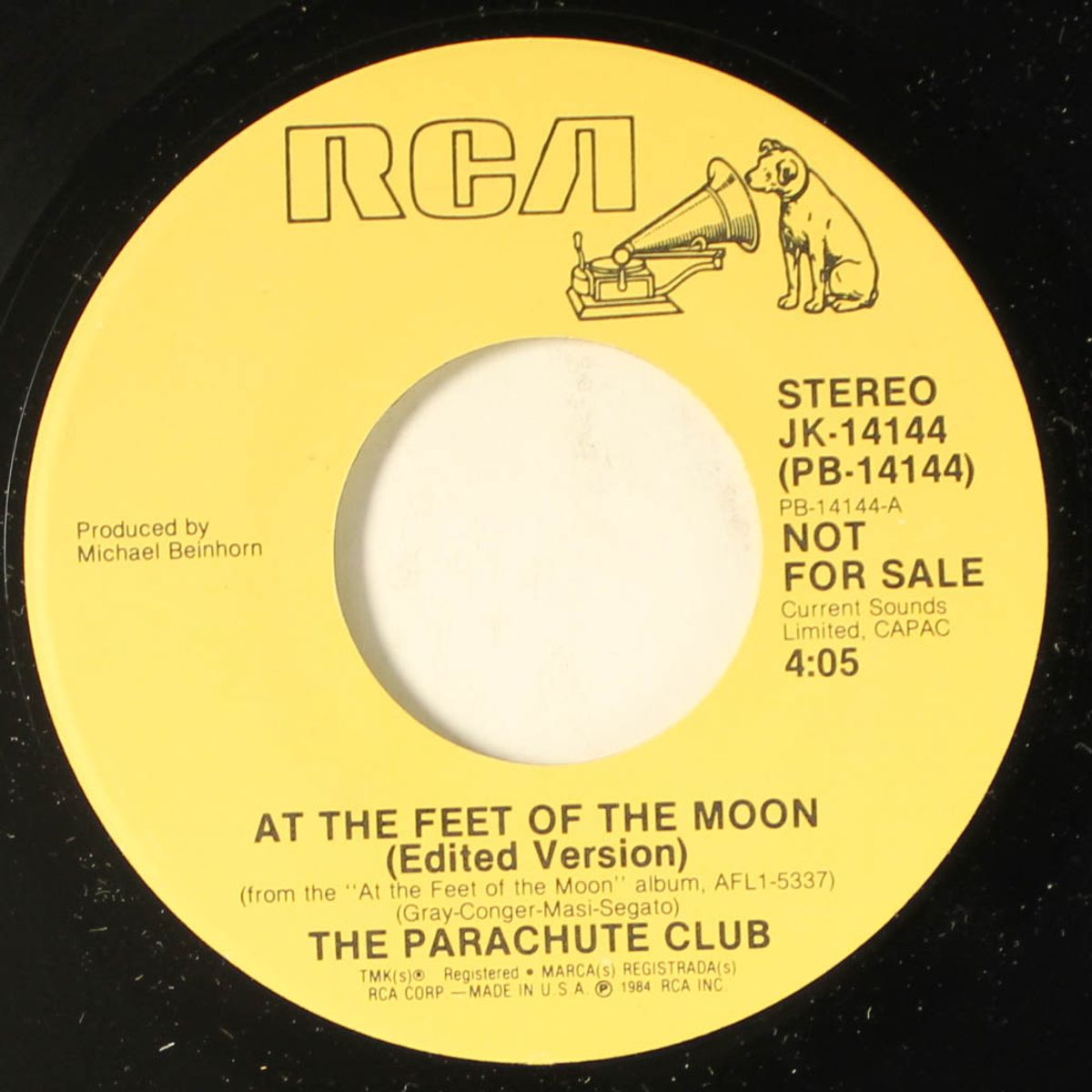 at the feet of the moon by PARACHUTE CLUB