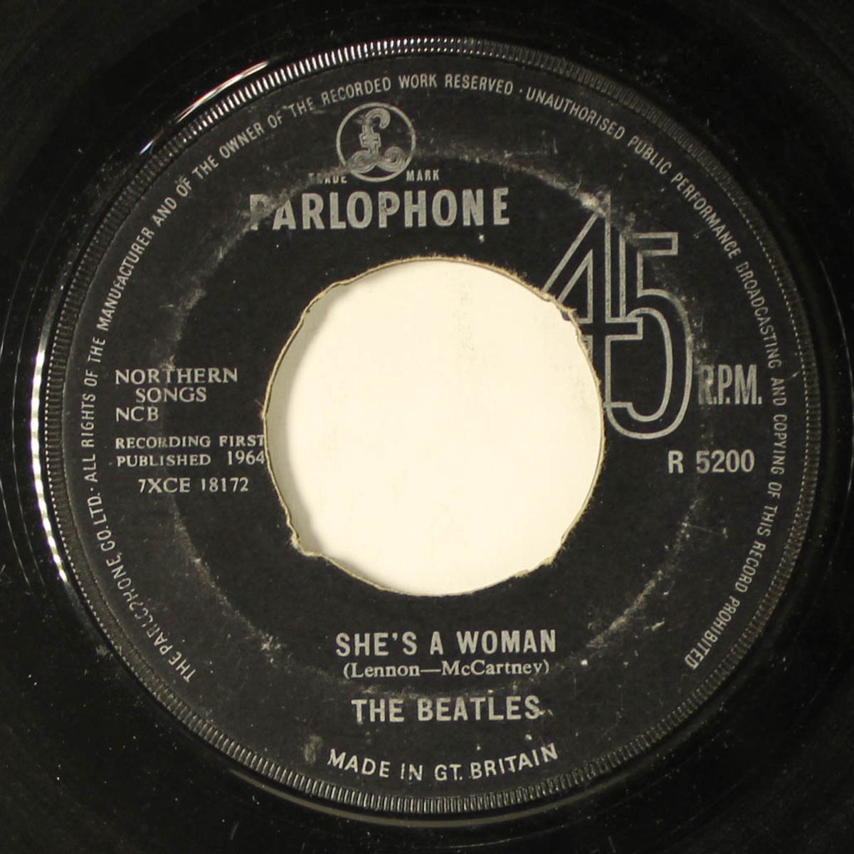 i feel fine / she's a woman by BEATLES