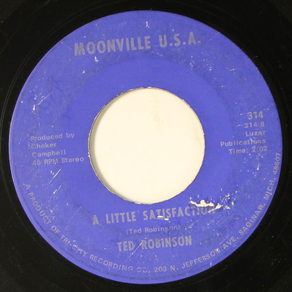 a little satisfaction / thing called love by TED ROBINSON