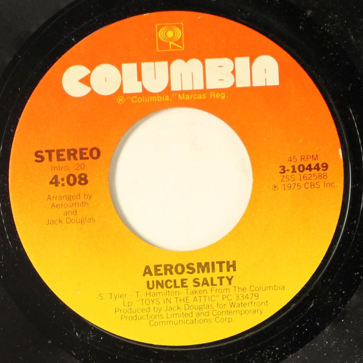 walk this way / uncle salty by AEROSMITH