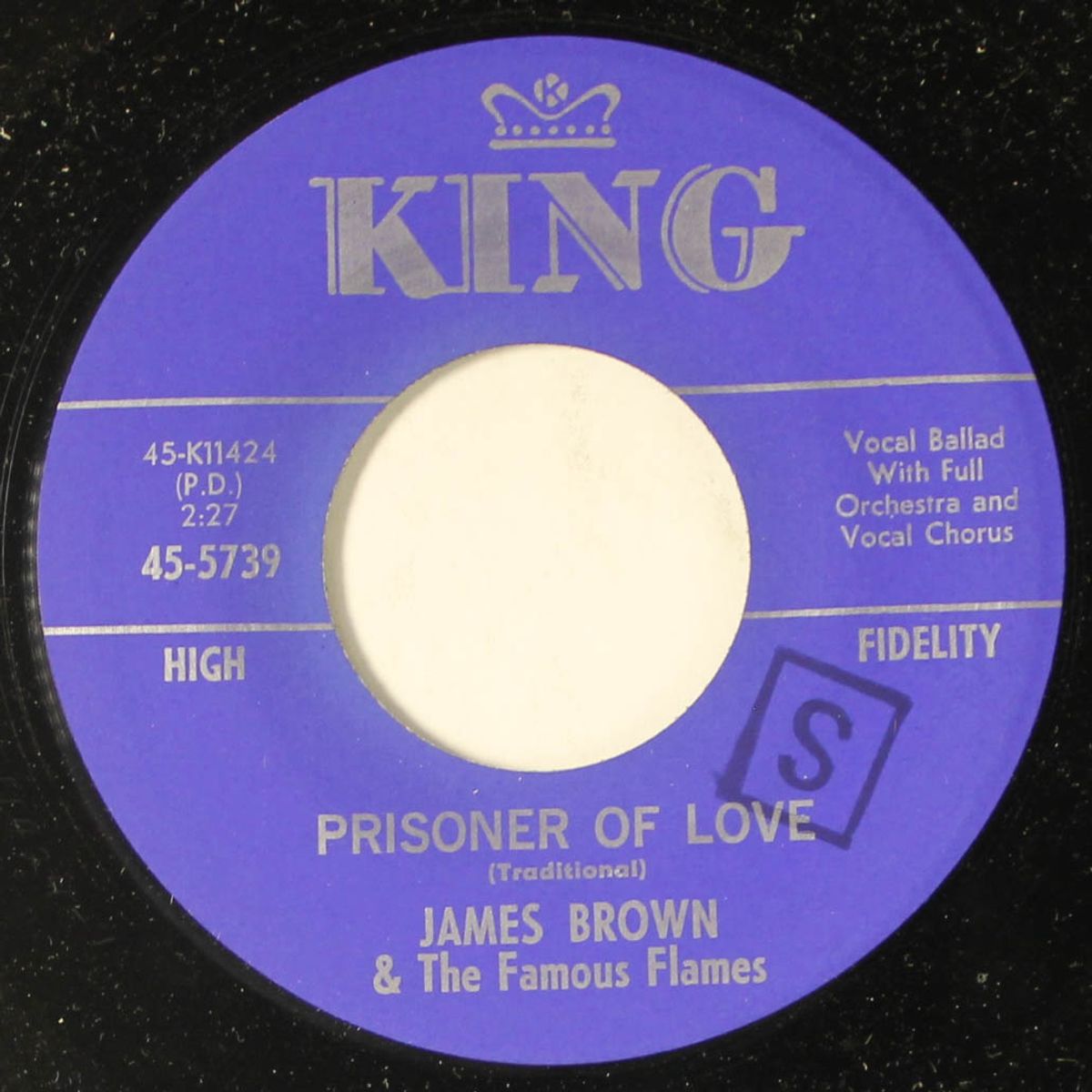 prisoner of love / choo-choo by JAMES BROWN