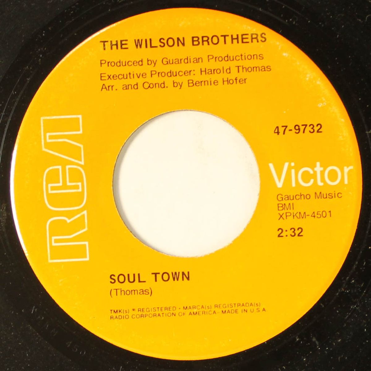 soul town / i'll always love you by WILSON BROTHERS