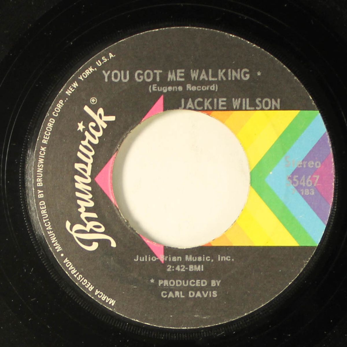 you got me walking / the fountain by JACKIE WILSON
