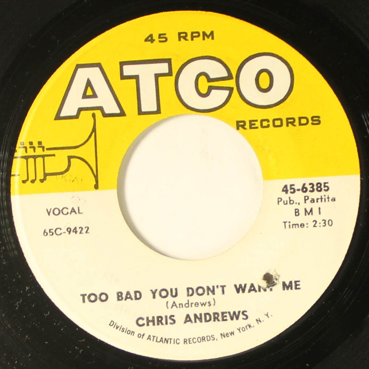 yesterday man / too bad you don't want me by CHRIS ANDREWS