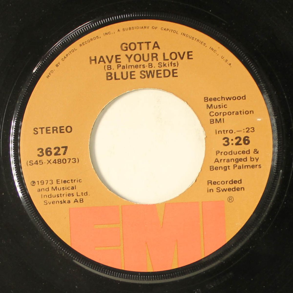 hooked on a feeling / gotta have your love by BLUE SWEDE