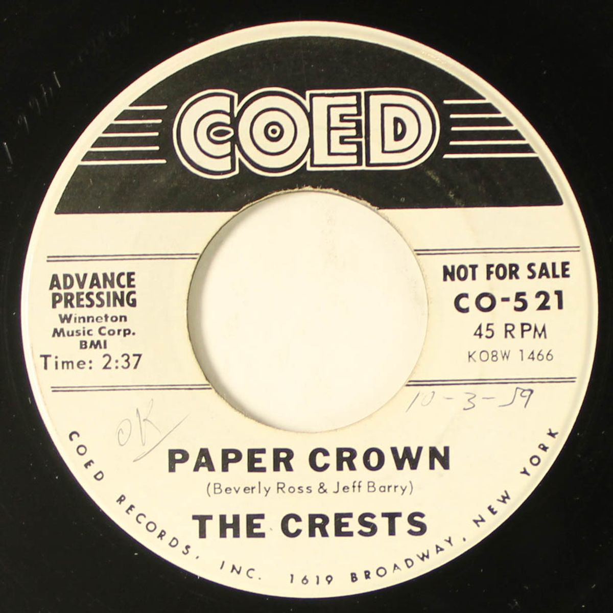 paper crown / a year ago tonight by CRESTS