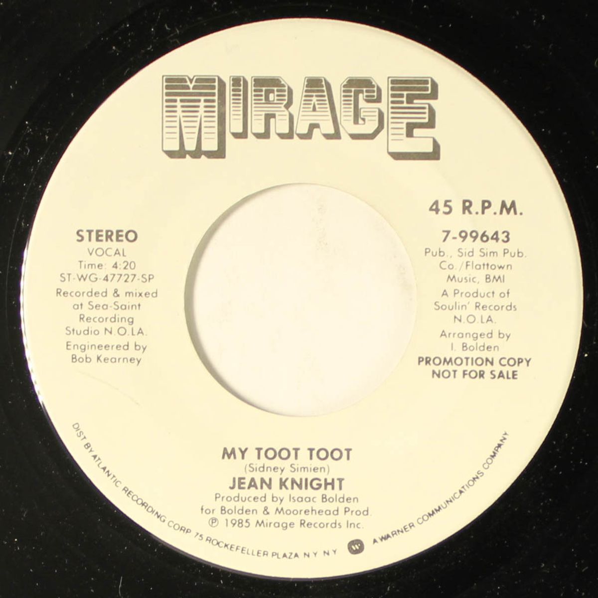 my toot toot / same by JEAN KNIGHT
