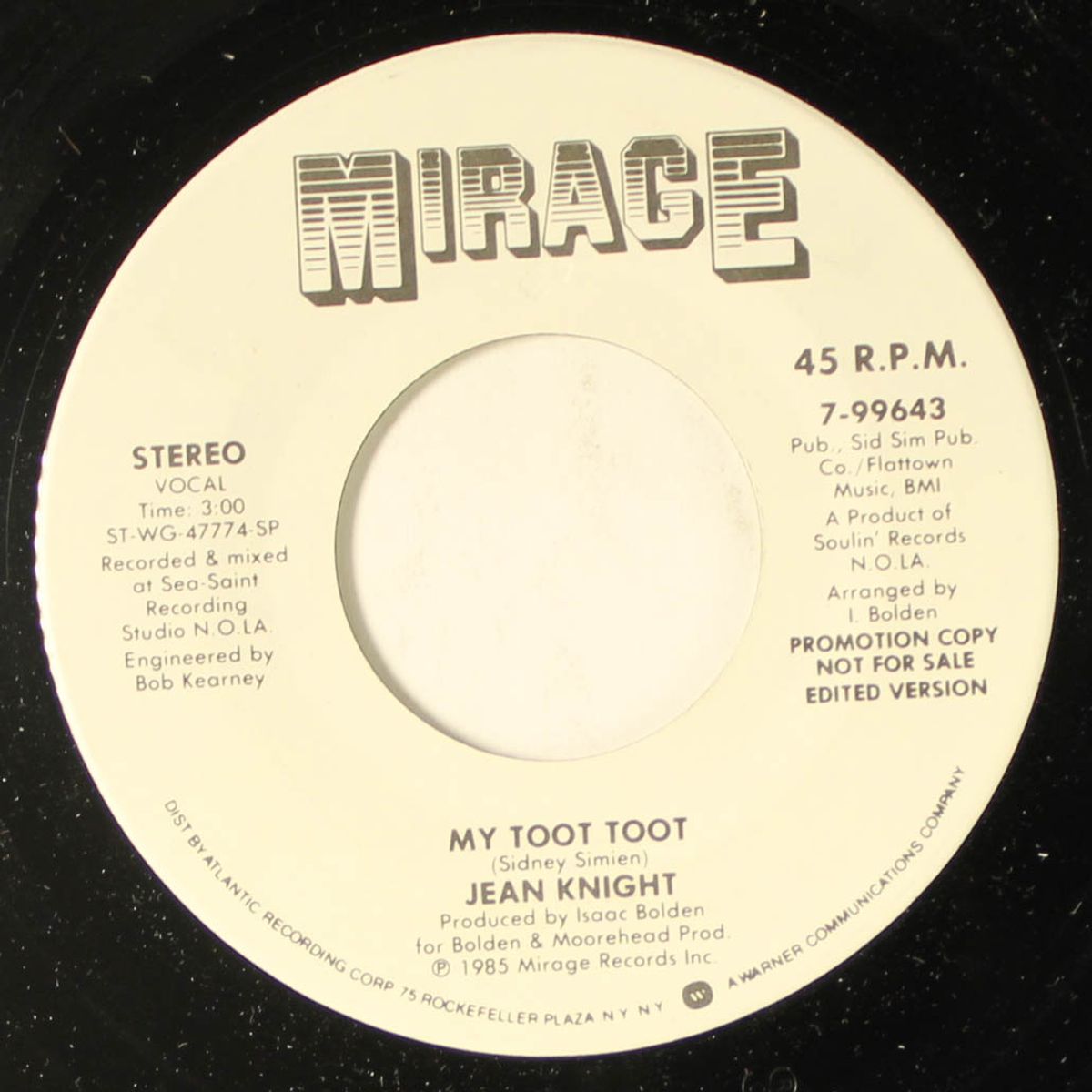 my toot toot / same by JEAN KNIGHT