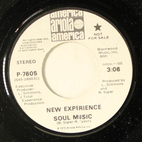 NEW EXPERIENCE