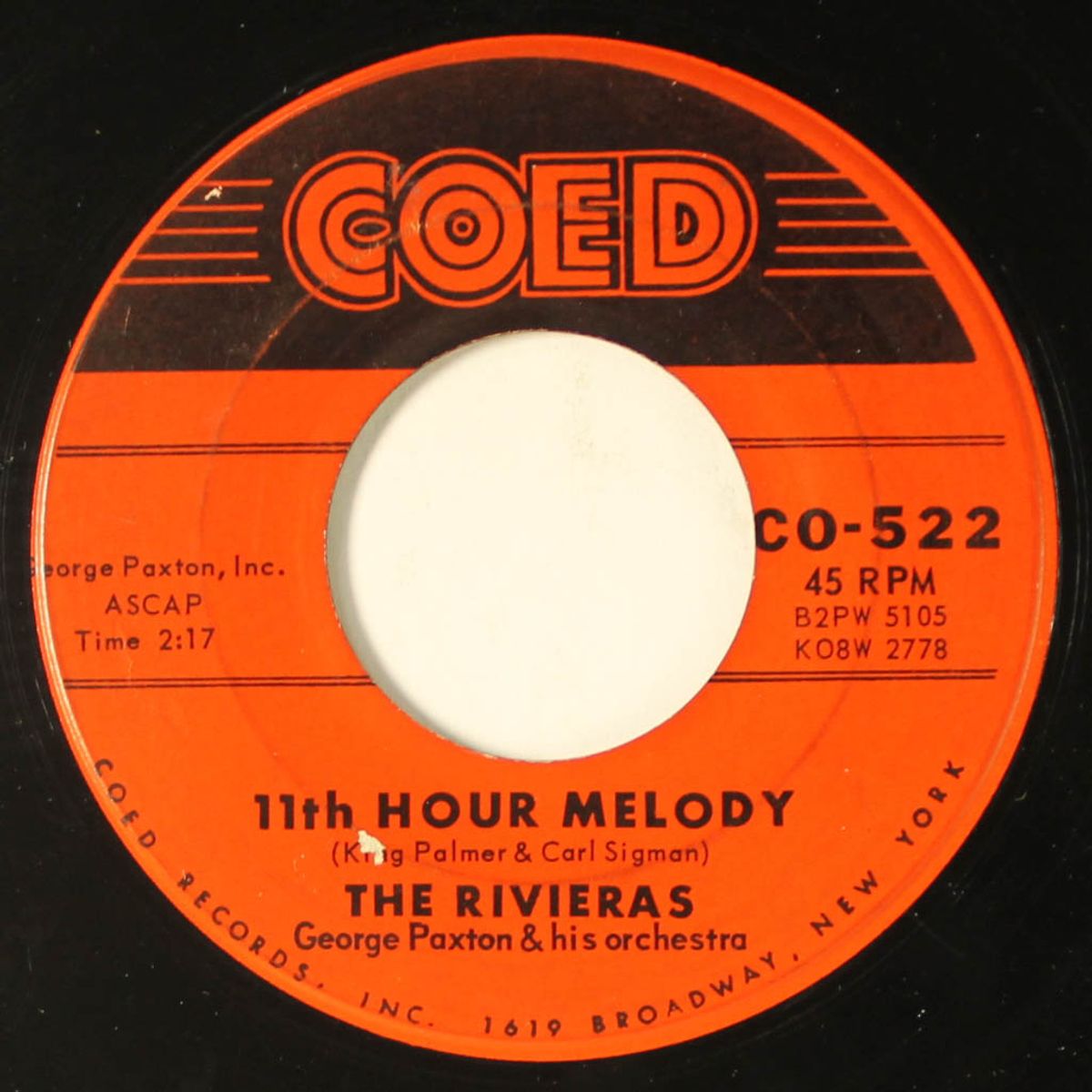 11th hour melody / since i made you cry by RIVIERAS