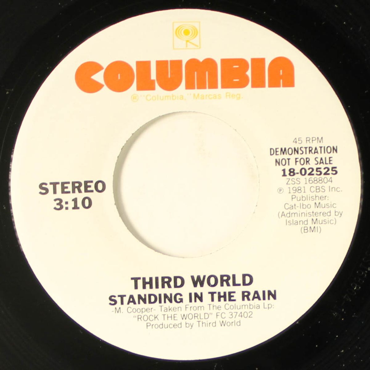 standing in the rain / same by THIRD WORLD